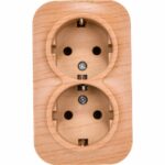 IONICH Розетка 2-ая с/з сосна