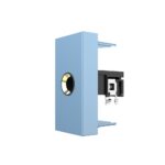 Розетка стерео аудио TRS JACK 6.3 мм Livolo, цвет синий (механизм)