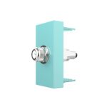 Розетка спутниковая SAT Livolo, цвет зеленый (механизм)