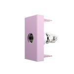 Розетка телевизионная Livolo, ТВ-розетка, цвет розовый (механизм)