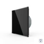 Сенсорный диммер LIVOLO 1 клавиша 1 пост Черный