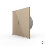 Сенсорный диммер LIVOLO 1 клавиша 1 пост Золотой