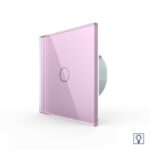 Сенсорный диммер LIVOLO 1 клавиша 1 пост Розовый