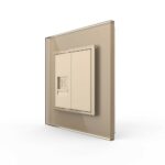 Розетка Livolo КОМП RJ-45 Золотая