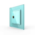 Розетка Livolo микрофон TRS 6.3 JACK Зеленая