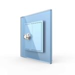 Розетка Livolo спутниковая SAT Синяя