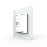 Розетка Livolo телефон Белая