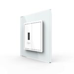 Розетка Livolo USB с блоком 5В 2.1А Белая