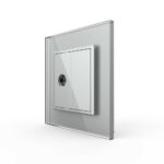 Розетка Livolo ТВ Серая