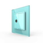 Розетка Livolo ТВ Зеленая