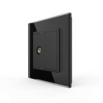 Розетка Livolo видео RCA "тюльпан" Черная