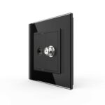 Розетка Livolo ТВ/Спутниковая SAT Черная