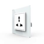 Розетка универсальная Livolo 1 модуль Белая