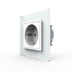 Розетка Livolo 1 модуль Белая