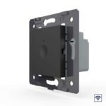 Одноклавишный сенсорный выключатель Livolo Module с функцией радиоуправления, цвет черный (механизм)