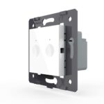 Двухклавишный сенсорный выключатель Livolo Module, цвет белый (механизм)