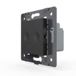 Двухклавишный сенсорный выключатель Livolo Module, цвет черный (механизм)