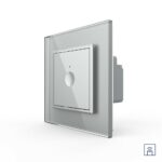 Одноклавишный сенсорный выключатель Livolo Module с функцией радиоуправления, цвет серый