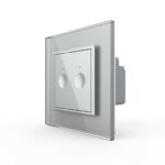 Двухклавишный сенсорный выключатель Livolo Module, цвет серый
