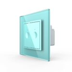 Двухклавишный сенсорный выключатель Livolo Module, цвет зеленый