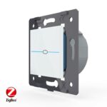 Одноклавишный сенсорный выключатель Livolo ZigBee Quadro, цвет белый (механизм)