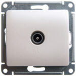 Schneider electric GLOSSA TV РОЗЕТКА проходная 4DB, механизм, ПЕРЛАМУТРОВЫЙ
