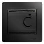 Schneider electric GLOSSA ТЕРМОСТАТ электр.теплого пола с датчиком, АНТРАЦИТ