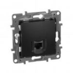 Розетка компьютерная RJ45 категория 5e UTP - Legrand Etika - антрацит