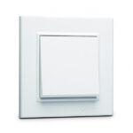 Makel Karea белый выключатель 1-клавишный проходной