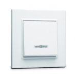 Makel Karea белый выключатель 1-клавишный с подсветкой