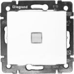 Legrand Valena Выключатель 1кл. с подсв. белый
