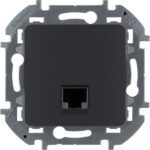 Legrand Inspiria информационная розетка RJ 45 кат. 6 UTP антрацит