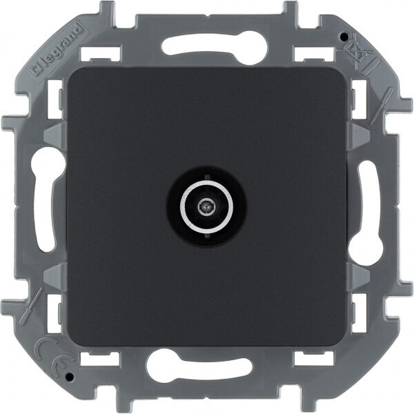 Legrand Inspiria розетка TV проходная 14 дБ 5-862 мГц антрацит