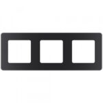 Legrand Inspiria рамка 3 поста антрацит