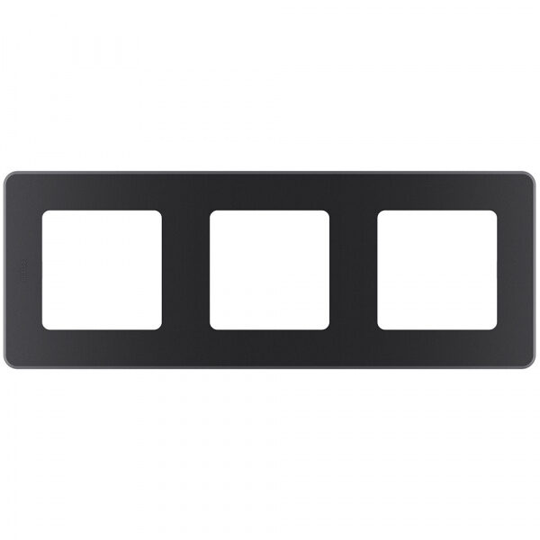 Legrand Inspiria рамка 3 поста антрацит