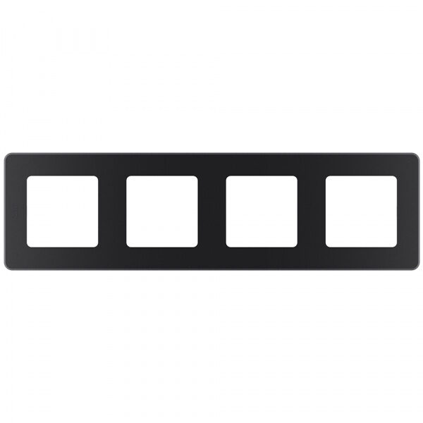 Legrand Inspiria рамка 4 поста антрацит