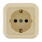 Makel SIVA USTU розетка с/з крем