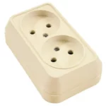Makel SIVA USTU розетка 2-ая б/з крем