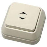 Makel SIVA USTU выключатель 1 кл. проходной крем