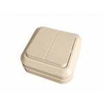 Makel SIVA USTU выключатель 2 кл. крем