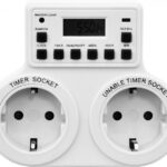 FERON розетка двойная с таймером электронная 3500W/16A (недельная)