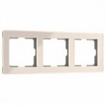 Рамка на 3 поста Acrylic айвори
