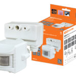 Датчик движения TDM на прожектор ДДПр-01 (белый) 1100Вт, 5-480с, 12м, 5+Лк, 120гр, IP44