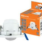 TDM Датчик движения точечный ДДТ-03 65мм (рег), 800Вт, 10-900с, 6м, 3+лк, 120(сбоку)+360(сверху)гр, IP20