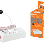 TDM Датчик движения коротк.дист. ДДК-02 (откр.-закр.) 500Вт, 6см, IP20, 230В