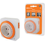 Таймер розеточный механический ТРМ-02-15мин/24ч-16А (суточный, квадратный) TDM