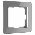 Рамка на 1 пост Acrylic графит