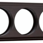 Рамка на 3 поста (венге)