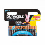 DURACELL батарейки мизинчиковые LR03 AAA BL12 Alkaline 1.5V ULTRA POWER (цена за шт.)