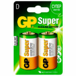 GP батарейки LR20 SUPER Alkaline (цена за шт.)